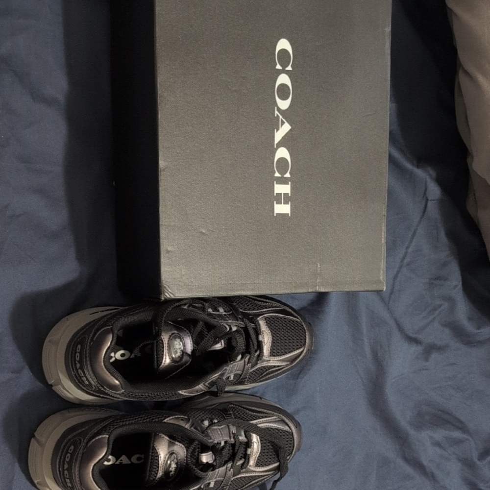 Coach Men's Black Sneakers. Brand New